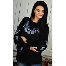Embroidered blouse "Moon Light"
